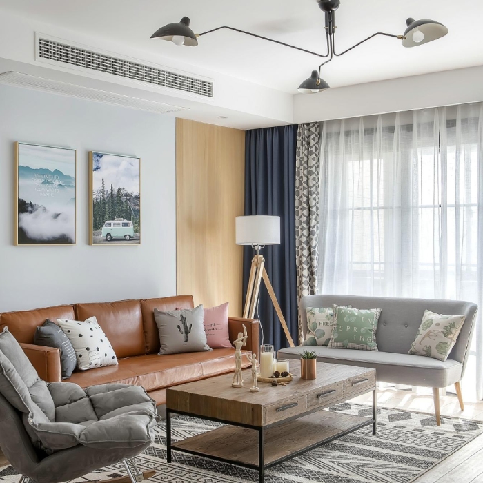 Salon lumineux d’un appartement à vendre à Bordeaux Caudéran avec BE IMMO